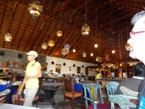 The restaurant had great atmosphere for a party!