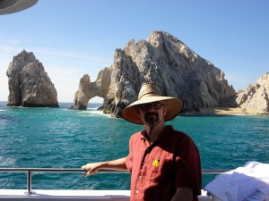 Here's the Pirate on the whale boat